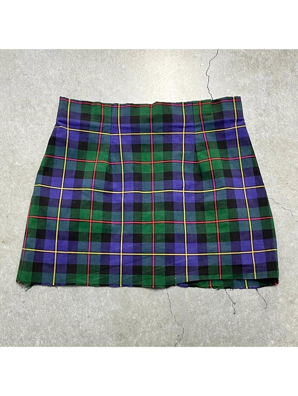 Ralph Lauren Plaid Mini Skirt
